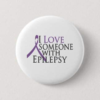 ik hou van iemand met epilepsie ronde button 5,7 cm