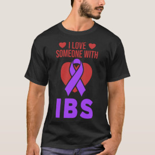 Ik hou van iemand met IBS Irritable Bowel Syndrome T-shirt