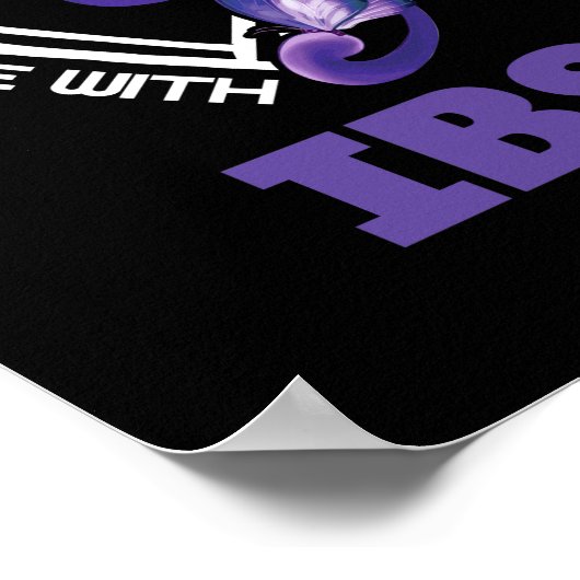 Ik hou van iemand met IBS Irritable Bowel Syndroom Poster (Hoek)