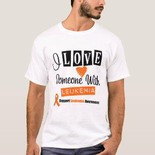 Ik hou van iemand met leukemie t-shirt
