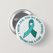 Ik hou van iemand met Myasthenia Gravis Button (Voorkant /achterkant)