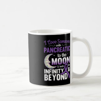 Ik hou van iemand met pancreaskanker aan de maan koffiemok