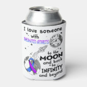 Ik hou van iemand met reumatoïde artritis blikjeskoeler (Blikje Voorkant)