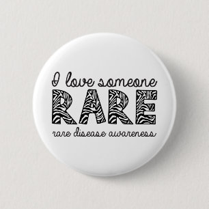 Ik hou van iemand Rare Ronde Button 5,7 Cm