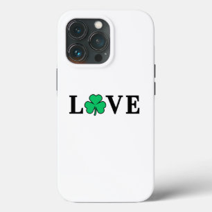 Ik hou van Ierland I Love Irish Shamrock Clover Mo iPhone 13 Pro Hoesje