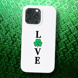 Ik hou van Ierland I Love Irish Shamrock Clover Mo iPhone 13 Pro Hoesje