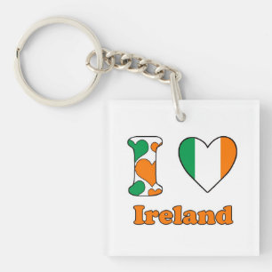 Ik hou van Ierland Sleutelhanger