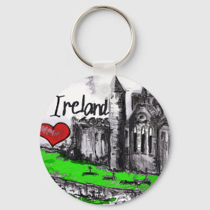 Ik hou van Ierland Sleutelhanger