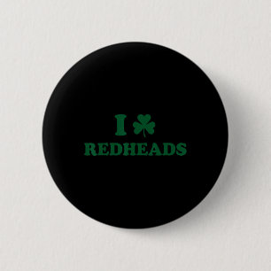 Ik hou van Ierse roodharigen jongens door1 Ronde Button 5,7 Cm