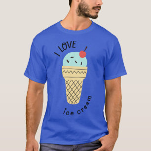 Ik hou van ijs t-shirt