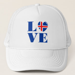 Ik hou van IJsland Trucker Pet