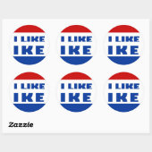 Ik hou van Ike Sticker (Vel)