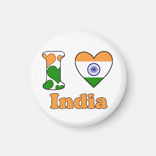 Ik hou van India magnet Magneet