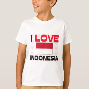 Ik hou van Indonesië T-shirt