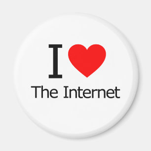Ik hou van internet magneet