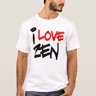 Ik hou van inzen t-shirt