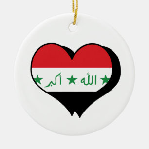 Ik hou van Irak ornament