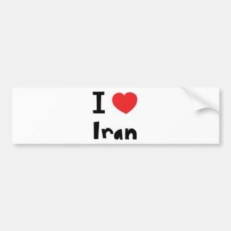 Ik hou van Iran Bumpersticker
