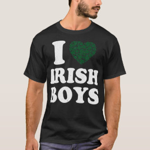 Ik hou van Irish Boys Baby St Patricks Day Shamroc T-shirt