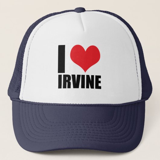 Ik hou van Irvine Trucker Pet (Voorkant)