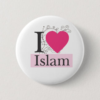 ik hou van islam ronde button 5,7 cm