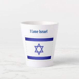 Ik hou van Israël Latte Mok