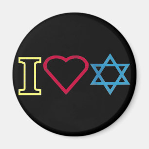 Ik hou van Israel Magnet Magneet