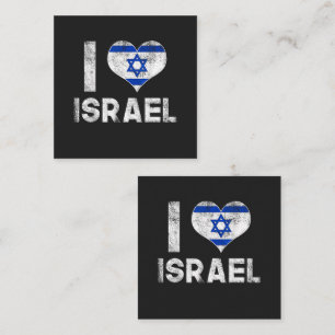 Ik hou van Israël Notitiekaartje