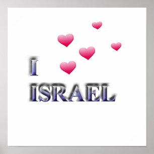 Ik hou van Israël Poster