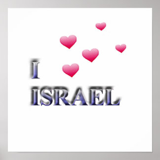 Ik hou van Israël Poster