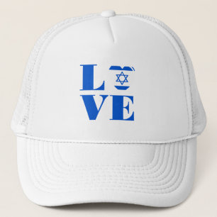 Ik hou van Israël Trucker Pet