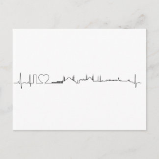 Ik hou van Istanbul (ecg-stijl) souvenir Briefkaart
