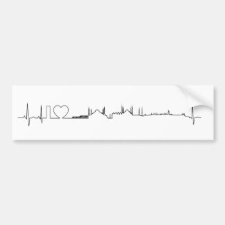 Ik hou van Istanbul (ecg-stijl) souvenir Bumpersticker