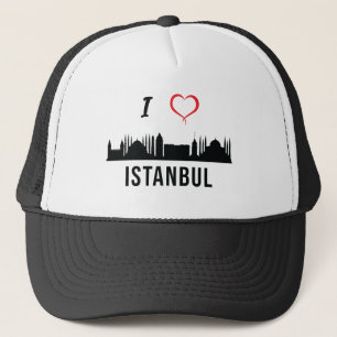 Ik hou van Istanbul Skyline Turks Koerdisch Zazaki Trucker Pet