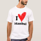Ik hou van Istanbul T-Shirt (Voorkant)