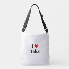 Ik hou van italia crossbody tas