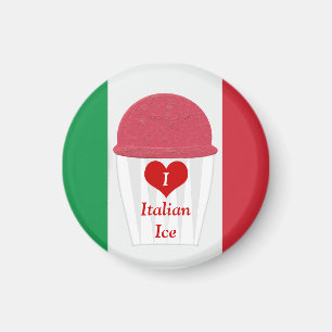 Ik hou van Italiaans ijs - Vendor Magnet Magneet