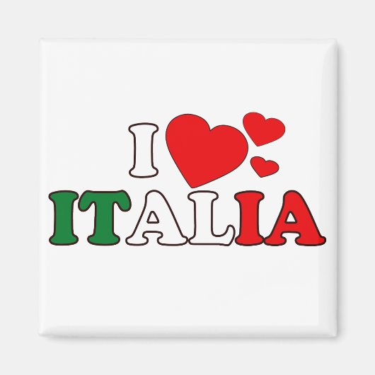Ik hou van Italiaanse magneet (Voorkant)