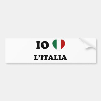 Ik hou van Italië Bumpersticker
