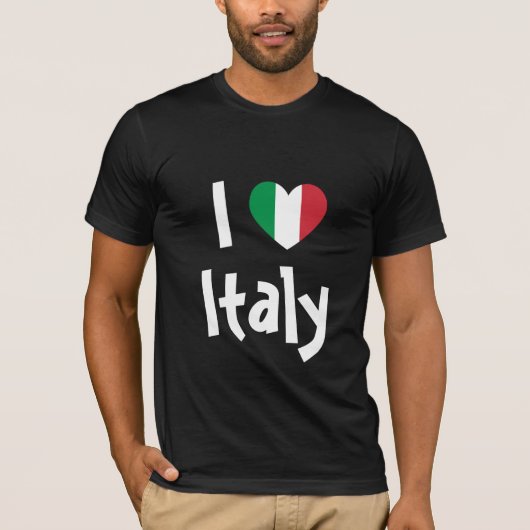 Ik hou van Italië Shirt (Voorkant)