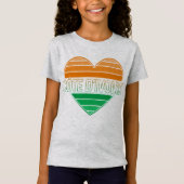 Ik hou van Ivoorkust, Ivoorkust hart T-shirt (Voorkant)