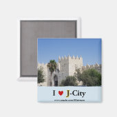 IK HOU VAN J CITY - Damascus gate magneet (Voorkant / Achterkant)