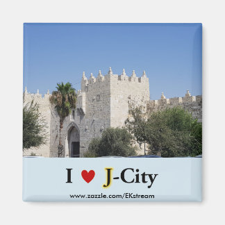 IK HOU VAN J CITY - Damascus gate magneet