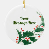 Ik hou van J-Hope kerstversiering Keramisch Ornament (Achterkant)