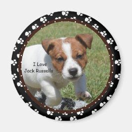 Ik hou van Jack Russells Magnet Magneet