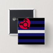 Ik hou van Jack! Vierkante Button 5,1 Cm (Voorkant /achterkant)