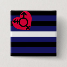 Ik hou van Jack! Vierkante Button 5,1 Cm