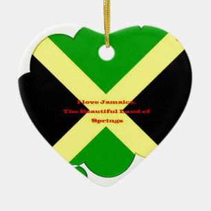 Ik hou van Jamaica. Het prachtige land van de Rijk Keramisch Ornament