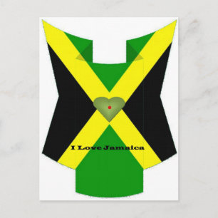 Ik hou van Jamaica om een leuke dag en een betere Briefkaart