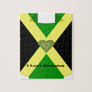 Ik hou van Jamaica om een leuke dag en een betere Legpuzzel